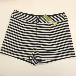 Gianni Bini black and white striped shorts